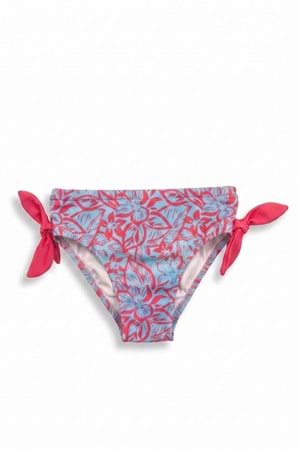 Kız Çocuk Desenli Mayo Deniz ve Havuz Bikini Takımı M00815