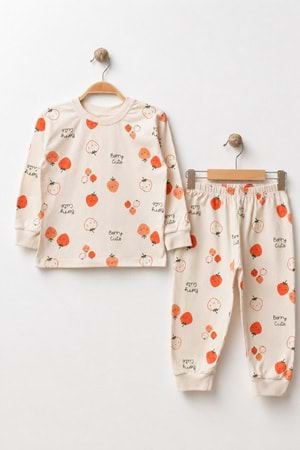 Kız Çocuk Baskılı Pamuku 2li Pijama Takım M00845