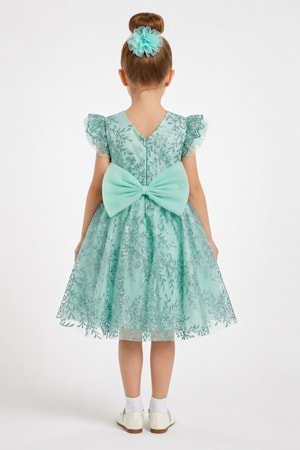 Floare Kız Çocuk Abiye Elbise M00850