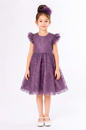 Floare Kız Çocuk Abiye Elbise M00850