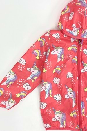 Atlı Nar Çiçeği 1 Yaş Renk Kız Çocuk Yağmurluk