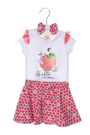 Apple Kız Bebek Badili Etekli Takım