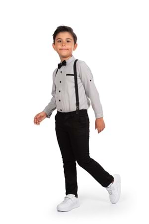 Oxford Gömlek Uzun Pantolon Erkek Çocuk Takımı