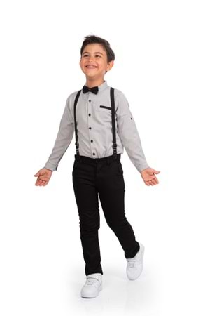 Oxford Gömlek Uzun Pantolon Erkek Çocuk Takımı