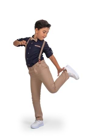 Oxford Gömlek Uzun Pantolon Erkek Çocuk Takımı