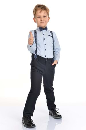 Oxford Gömlek Uzun Pantolon Erkek Çocuk Takımı