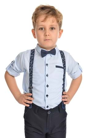 Oxford Gömlek Uzun Pantolon Erkek Çocuk Takımı