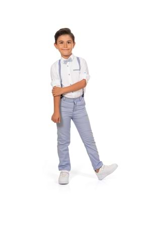 Oxford Gömlek Uzun Pantolon Erkek Çocuk Takımı