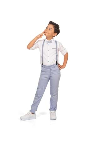 Oxford Gömlek Uzun Pantolon Erkek Çocuk Takımı