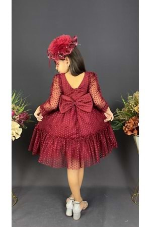 Katkat Prenses Dantel Tokalı Kız Çocuk Elbise