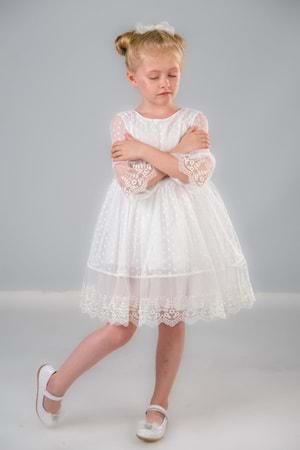 Dream Luxury Dantel Kız Çocuk Elbise MNK0327