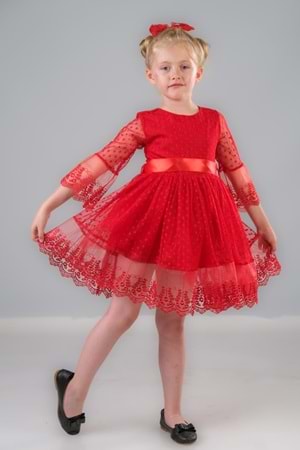 Dream Luxury Dantel Kız Çocuk Elbise MNK0327