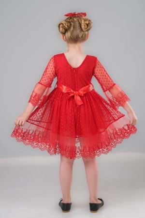 Dream Luxury Dantel Kız Çocuk Elbise MNK0327