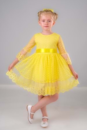 Dream Luxury Dantel Kız Çocuk Elbise MNK0327