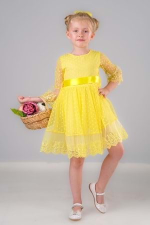 Dream Luxury Dantel Kız Çocuk Elbise MNK0327