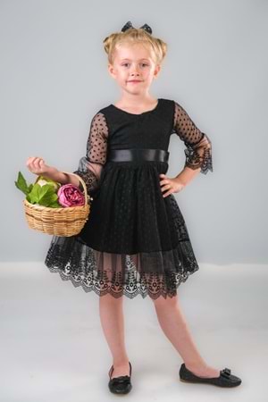 Dream Luxury Dantel Kız Çocuk Elbise MNK0327