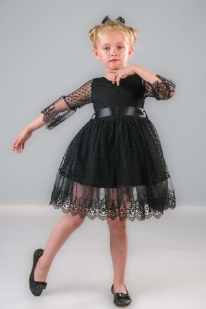 Dream Luxury Dantel Kız Çocuk Elbise MNK0327