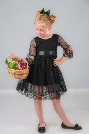 Dream Luxury Dantel Kız Çocuk Elbise MNK0327