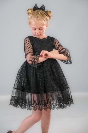 Dream Luxury Dantel Kız Çocuk Elbise MNK0327