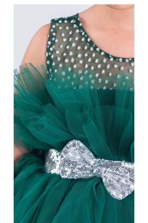 Katkat Tüllü Buket Model Kız Çocuk Özel Gün Abiye