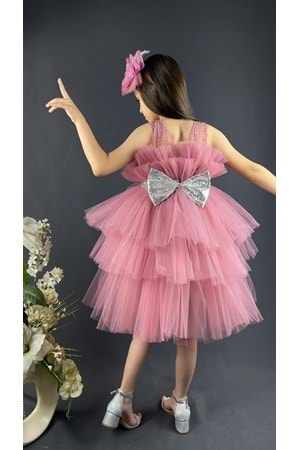 Katkat Tüllü Buket Model Kız Çocuk Özel Gün Abiye