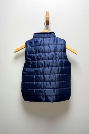 Erkek Çocuk Flato Cepli İçi Elyaflı Şişme Yelek MNK0409