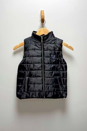 Erkek Çocuk Flato Cepli İçi Elyaflı Şişme Yelek MNK0409