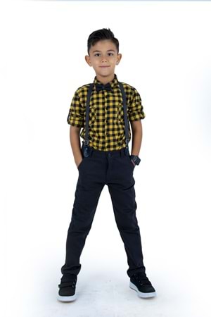 Oduncu Gömlekli Pantolonlu Erkek Çocuk Takım MNK0414