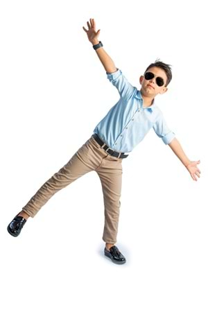 Apoletli Kollu Gömlek Tarz Erkek Çocuk Takım MNK0422