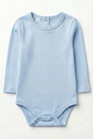 Bebek Çıtçıtlı Uzun Kol Zıbın Badi MNK0456