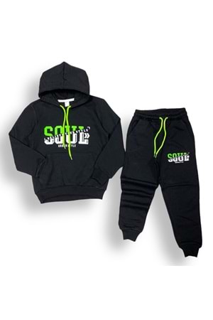 Neon Baskılı Şardonlu İkiiplik Eşofman Takım MNK0458