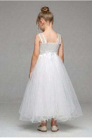 Kız Çocuk Robası Katlı Özel Gün Abiye Elbise MNK0475