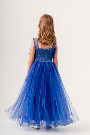 Kız Çocuk Robası Katlı Özel Gün Abiye Elbise MNK0475