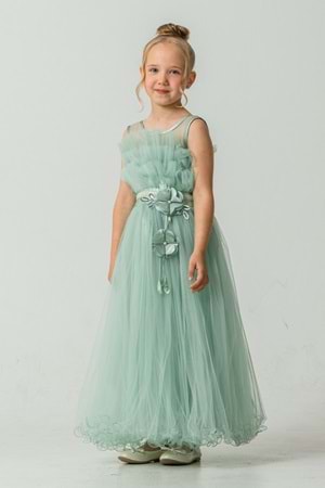 Kız Çocuk Robası Katlı Özel Gün Abiye Elbise MNK0475