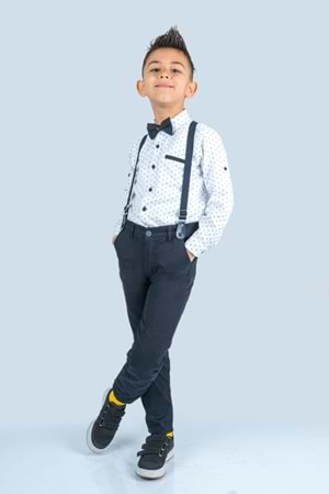 Baskılı Oxford Erkek Çocuk Takım MNK0479