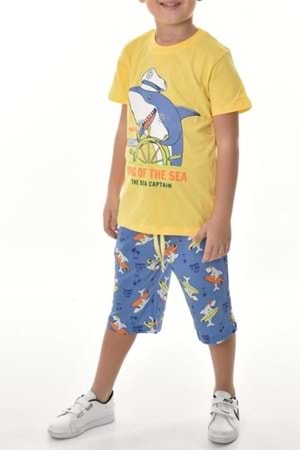 Captain Shark Erkek Çocuk Şortlu Takım MNK0493