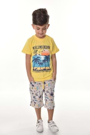 Long Beach Şortlu Erkek Çocuk Takım MNK0497