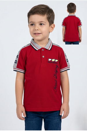Polo Yaka Lakost Çocuk Tişört MNK0505
