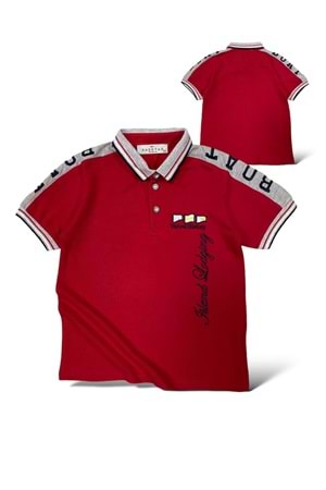 Polo Yaka Lakost Çocuk Tişört MNK0505