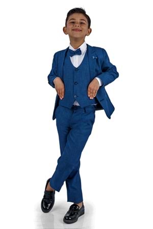 Broşlu Damatlık Ceketli Yelekli Gömlekli Takım Elbise MNK0511