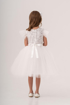 Tüllü Kız Çocuk KPL Elbise MNK0526