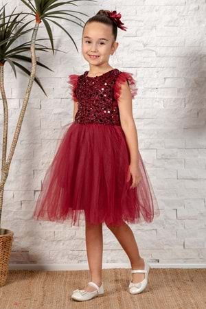 Tüllü Kız Çocuk KPL Elbise MNK0526