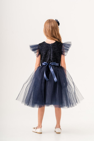 Tüllü Kız Çocuk KPL Elbise MNK0526