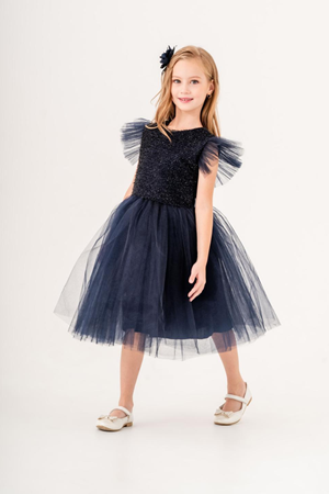 Tüllü Kız Çocuk KPL Elbise MNK0526