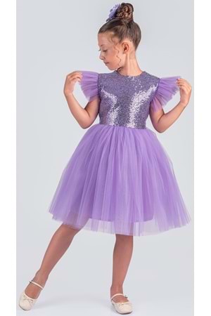 Tüllü Kız Çocuk KPL Elbise MNK0526