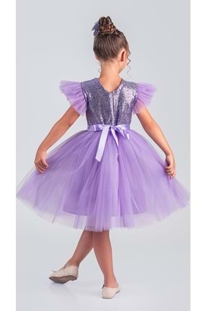 Tüllü Kız Çocuk KPL Elbise MNK0526