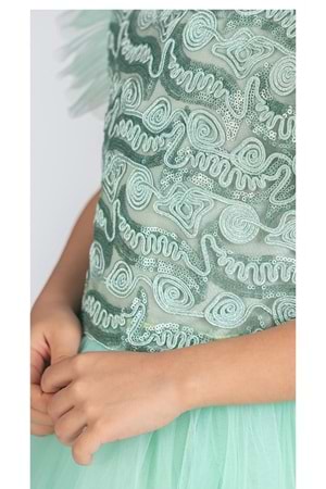 Tüllü Kız Çocuk KPL Elbise MNK0526