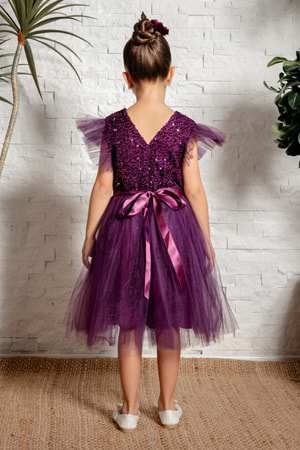 Tüllü Kız Çocuk KPL Elbise MNK0526