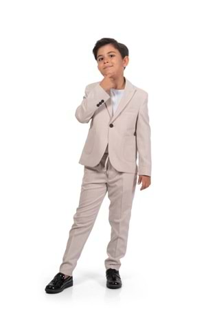 Ekose Desen Spor Erkek Çocuk Ceket, Tişört , Jogger Pantolonlu Takım MNK0549