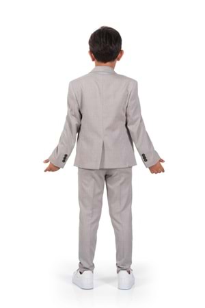 Ekose Desen Spor Erkek Çocuk Ceket, Tişört , Jogger Pantolonlu Takım MNK0549